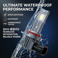 Nouveau phare N2S-H1/H3/H7/H11/9005/9006/9012/880/H4/H19/H13/H15 30W 4000LM 4300K/6000K 12-24V en aluminium universel