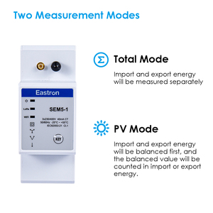 Eastron SEM5-<span class=keywords><strong>1</strong></span> Wifi & Lora Bi-directional <span class=keywords><strong>Power</strong></span> <span class=keywords><strong>Meter</strong></span> Class <span class=keywords><strong>1</strong></span> RJ12 kết nối thông minh năng lượng <span class=keywords><strong>Meter</strong></span> cho công nghiệp quản lý điện năng - Product Image 5