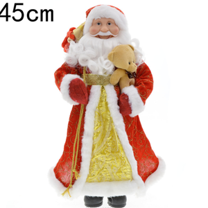 Nuevo Muñeco de Papá Noel de Tela de Lino y No Tejida de 45 cm de la Marca Rusa Haoxuan, Decoración para el Hogar con Logotipo Personalizado - Product Image 6