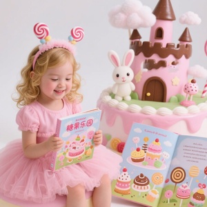 Libros de Cartón Personalizados para Niños, Impresión Offset con Encuadernación Perfecta, Tamaño A5, Laminación de Película, Colores Variados - Product Image 1