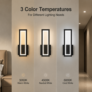 Modern Small Indoor Decorative Wall <b>Light</b> Acrylic Led Metal Body 3000K 4500K 6000K Bedroom <b>Corridor</b> Home Hotel 15W - Product Image 4