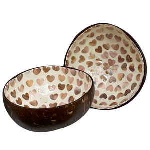 High Quality Sustainable Handicraft Customized Coconut Bowl Lacquerware Food Safe Manufactured in Vietnam - Product Image 4