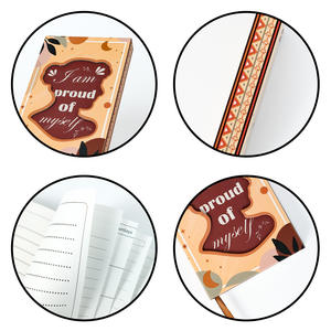 Sono orgoglioso di me stesso quotidiano diario di cura di sé taccuino con copertina rigida con copertina vuota per gli studenti ridurre lo Stress e migliorare la salute mentale - Product Image 5