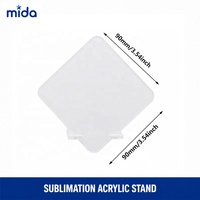 Marco de Fotos Acrílico Imprimible, Marcos de Fotos Acrílicos en Blanco para Sublimación, Impresión DIY por Transferencia de Calor