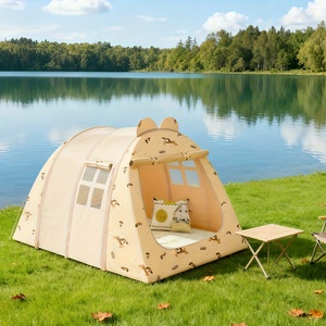 Tienda de Campaña Infantil Pequeña y Suave, Portátil, Plegable, para Interiores y Exteriores, con Mosquitero, Piscina de Pelotas, Tienda de Campaña Emergente para Niños y Niñas - Product Image 4