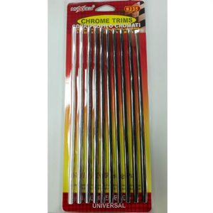 Tiras Decorativas Cromadas, 10 Piezas, Universales, para Bordes de Puertas de Coche, Rejillas de Ventilación, Rejillas de Radiador - Product Image 2
