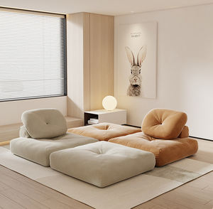 ชุดโซฟาเข้ามุมสำหรับห้องนั่งเล่นที่ทันสมัยผ้ากำมะหยี่เก้าอี้เอนแปลงเป็นโซฟาแบบแยกส่วน - Product Image 6