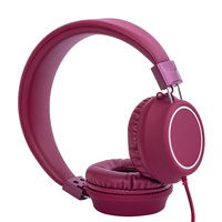 Nouveaux styles antibruit écouteur filaire sur l'oreille casque de musique de sport de jeu pliable