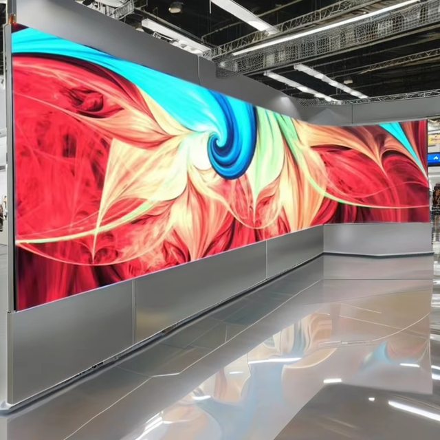 LED Video Wall Indoor LED Display Screen Manufacture P1.25 P1.5 P2 Pantallas LED Curve Flexibles Para De Publicidad Interior