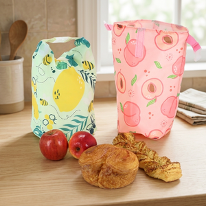 Sacs de collation de fruits de mode réutilisables écologiques et refermables imperméables durables pour un stockage portable étanche - Product Image 1