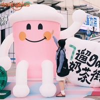 Présentoirs Géants Gonflables pour Glaces et Boissons – Accessoires Publicitaires pour Glaces et Bubble Tea pour Vitrines, Boutiques et Événements