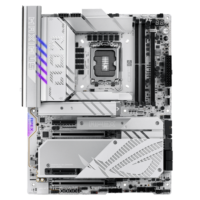 ROG Maximus Z890 Apex PC Motherboard WIFI 7 AI Cooling DDR5 ARGB Light PCIe5.0 ATX Form Factor for Computer Use 256GB