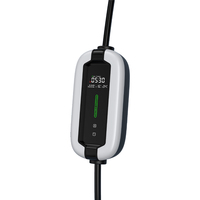 1. Niveau 2 EV Chargeur 16 Amp 3.5KW Type 2 Plug 220-240V Chargeur de voiture électrique domestique Station de charge intelligente pour véhicule électrique