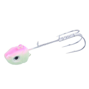 Tête de jig lumineuse <span class=keywords><strong>Tenya</strong></span> avec hameçon multi-pointes aiguisé pour la pêche au jigging en mer (poisson-huileux, poisson-couteau) - Product Image 6