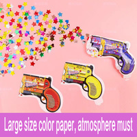 Jouet pistolet gonflable lance-confettis portable pour mariages, bars, anniversaires et célébrations, prix de gros promotionnel