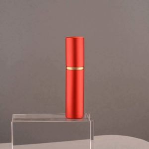 OEM 10ml Glass Aluminum Multi Color Cylindrical Perfume Spray <b>Bottle</b> Refillable Screen Printing <b>Reed</b> <b>Diffuser</b> Pump Sprayer MOQ - Product Image 3