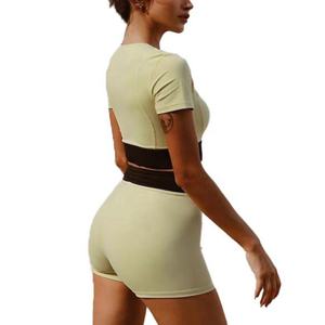 Conjunto de Shorts de Yoga Sexys para Verano, Ropa Deportiva sin Costuras para Entrenamiento, Traje de Jogging, Ropa Deportiva para Mujer - Product Image 5