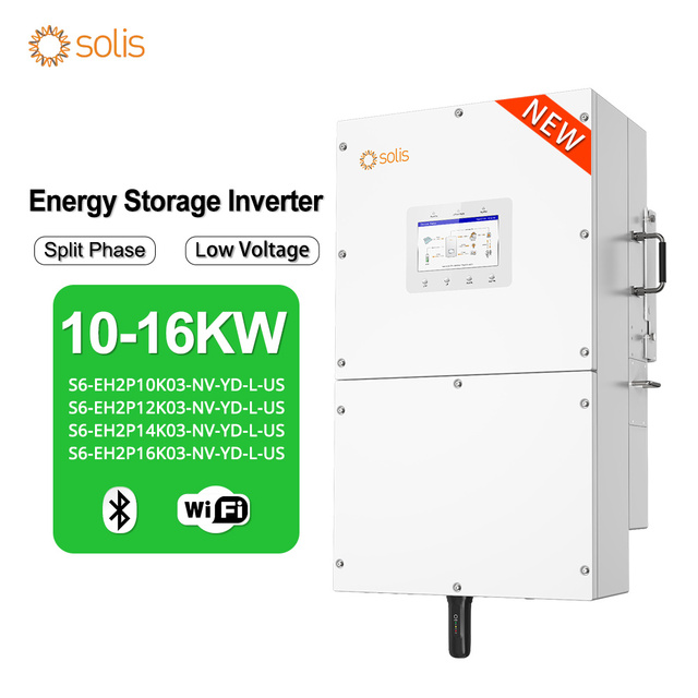 Hot Sale Solis 16kw Hybrid Solar Inverter S6-EH2P(9.6-16)K03-SV-YD-L-US 10kw 12kw 14kw Split Phase Best Price