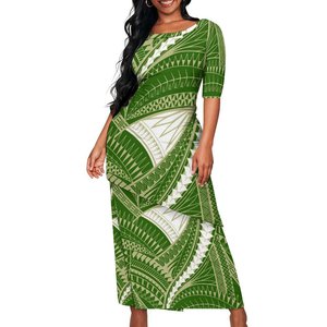 <span class=keywords><strong>2</strong></span> шт., женское длинное платье с круглым вырезом и косым подолом - Product Image 1