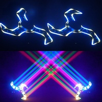 Nouvelles lampes à tête mobile LED de style moderne, contrôle DMX512, RGB, 9 faisceaux rotatifs, effet œil de frelon, équipement d'éclairage de scène pour discothèque, DJ, bar