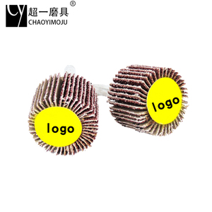 Lugar de alta calidad 30*15*6mm grano 80 no tejida de la solapa de la rueda de eje para moler y pulido de Metal - Product Image 4