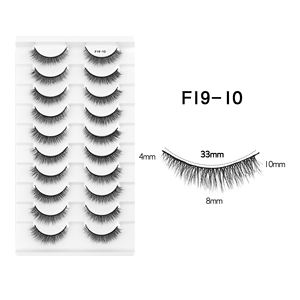 Lot de 10 paires de faux <span class=keywords><strong>cils</strong></span> 3D en soie, <span class=keywords><strong>cils</strong></span> entiers, marque privée, fibres synthétiques, <span class=keywords><strong>cils</strong></span> naturels, fournisseur - Product Image 5