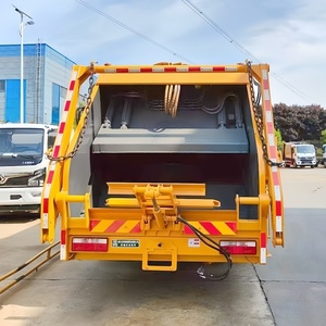 Camion compacteur de déchets diesel Dongfeng 4x2 |   Nouveau camion à ordures compacteur à transmission manuelle, norme Euro 3 - Product Image 5