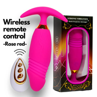 Fernbedienungsfähiger, frequenzumwandelbarer, einziehbarer, tragbarer Vibrator mit leisem, starkem Schock, USB-wiederaufladbar, IPX6 wasserdicht