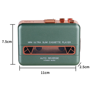 Lecteur de cassettes stéréo personnel portable le plus vendu, ancien lecteur de cassettes, enregistreurs de cassettes, lecteurs de cassettes avec conversion de <span class=keywords><strong>cassette</strong></span> en format MP3 - Product Image 2