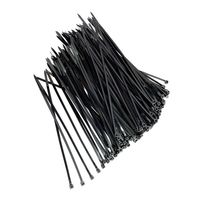 Attaches-câbles autobloquants en nylon noir pour câbles, attaches rapides à boucle, diverses tailles