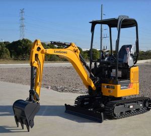 Miniexcavadora de cadenas 9017FZTS nueva de alta eficiencia de 1.7 toneladas con motor para proyectos de construcción urbana y paisajismo - Product Image 1