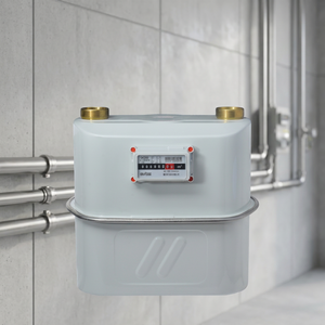 Compteur de gaz à diaphragme commercial certifié Premium, longue durée de vie, EN1359 OIML G16, avec port de calibrage - Product Image 3