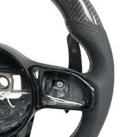 Volant en cuir véritable et fibre de carbone pour Mercedes Benz AMG Classe C GLK CLS S63 S65 C200 C63 E63 E43 W204 W205 W176 W213