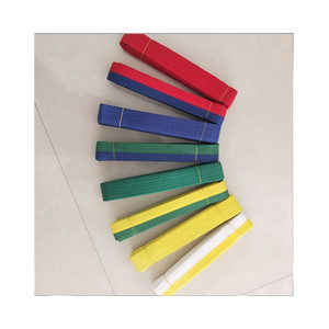 เสื้อเทควันโดมูโต้ ผ้าโพลีคอตตอน ปักโลโก้สีตามสั่ง สวมใส่สบาย ระบายอากาศได้ดี น้ำหนักเบา สำหรับศิลปะการต่อสู้ สีแดงดำแบบครึ่งตัว (สีปูม) - Product Image 4