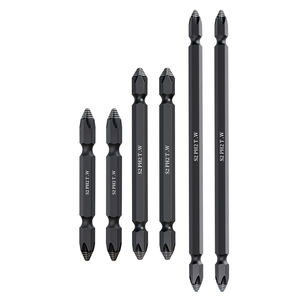 Embout de tournevis magnétique à double tête Phillips 65/100/150 mm, antidérapant, tige hexagonale de 1/4 pouce, embout pour outils électriques - Product Image 6