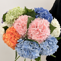 Grande Fleur d'Hydrangea Artificielle 176 cm pour Hôtels, Mariages, Saint-Valentin, Thanksgiving – Décoration Faite Main Longue Durée