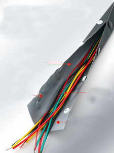 สายรัดพีวีซีหุ้มสายสแนปบลิคสารหน่วงไฟและเป็นมิตรกับสิ่งแวดล้อมป้องกันลวดรุ่น: SD-210 - Product Image 2