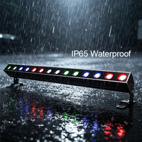 Projecteurs LED RGBW DMX512 IP65 étanches 85W pour façade, éclairage architectural extérieur linéaire en aluminium
