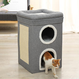 Spot Supply Milieuvriendelijk Solide Opvouwbaar Winter Warm Vier Seizoenen Universeel Kattennest Dierenhuis - Product Image 1