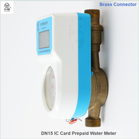 Offre Spéciale – Compteurs d'eau intelligents prépayés horizontaux DN15 multi-jets avec carte IC, en laiton, pour la maison et les petites entreprises
