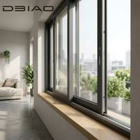 Ventana Corredera Horizontal Panorámica Moderna de Aluminio Serie 126 Personalizada para Villa, con Drenaje Oculto, Resistente al Fuego y a la Humedad, para Exteriores
