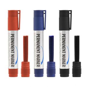 Nouveau style, vente chaude, logo personnalisé accepté, stylo marqueur permanent non effaçable en encre noire, rouge, bleue - Product Image 1