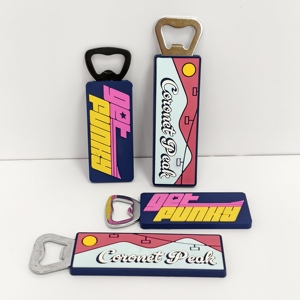 Abridor de Botellas de Cerveza Personalizado de PVC Suave, Abridor Magnético para Refrigerador con Diseño Personalizado para Bar y Hogar - Product Image 6