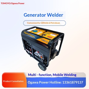 Generatore per saldatura portatile leggero Daze TOTO230A-SM 230A a benzina con avviamento elettrico 220V/380V 50/60Hz 3000 RPM - Product Image 2