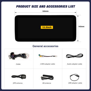 Système Linux ZLH 12,3 pouces pour voiture, CarPlay Auto 1920*720 WiFi BT Écran tactile pour Benz C V G CLASS W205 <span class=keywords><strong>2015</strong></span> 2018 NTG5.0 GPS Audio - Product Image 5