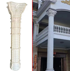 Factory Direct Selling Exterior Classic Decoration ABS Plastic <strong>Concrete</strong> Cement square Rome Pillar <strong>Column</strong> Molds <strong>Round</strong> Pillar - Product Image 5
