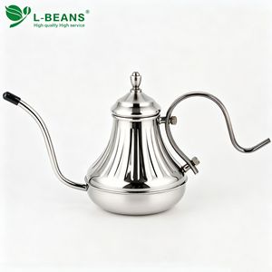 กาต้มน้ำ L-Beans Gooseneck ขนาด 450 ซีซี สแตนเลสสตีล สำหรับชงกาแฟแบบ Pour Over สไตล์เรโทร - Product Image 2