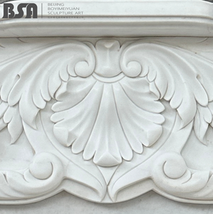 เตาผิงหินอ่อนแกะสลักด้วยมือแบบอิสระรอบๆหิ้งหินคุณภาพสูงสำหรับห้องนั่งเล่นและโรงแรม - Product Image 6