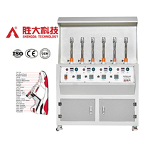 Machine de ramollissement à air chaud SHENGDA haute efficacité pour empeignes de chaussures de sport en cuir, avec 6 tuyaux de vapeur