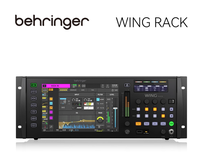 Mezclador Digital Behringer WING Rack de 48 Canales, Pantalla Táctil de 10.1 Pulgadas, 24 Preamplificadores Midas Pro, 8 Salidas Midas PRO, Metálico